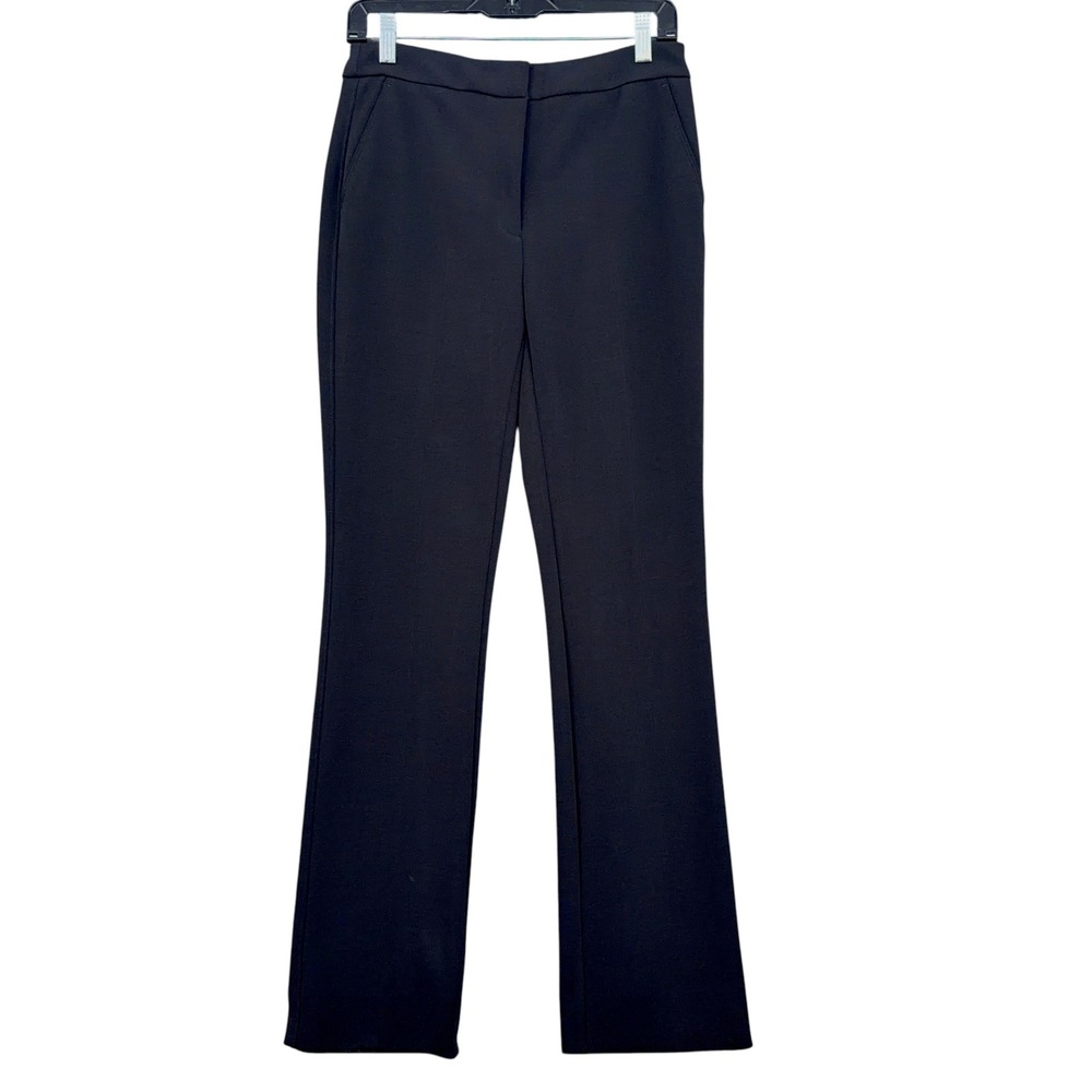 White House Black Market The Slim Pants Women 4 Polyester Spandex Black